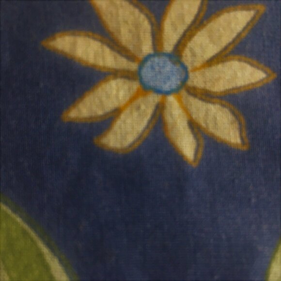 new NAVY Wild Sage 100% Cotton Julianna Floral 66"W x 93"L Twin XL Comforter - Picture 9 of 10